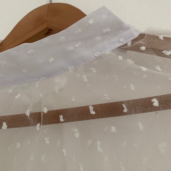 Polka Dot Mesh Top - Picture 6 of 9